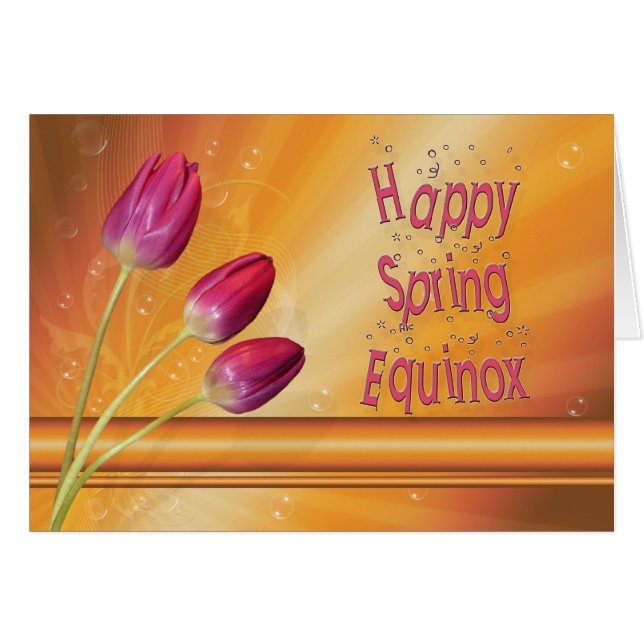 Drie tulpen Spring Equinox (Voorkant Horizontaal)
