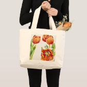 Drie tulpenstudies in een zeker jaar 2013 grote tote bag (Voorkant (product))