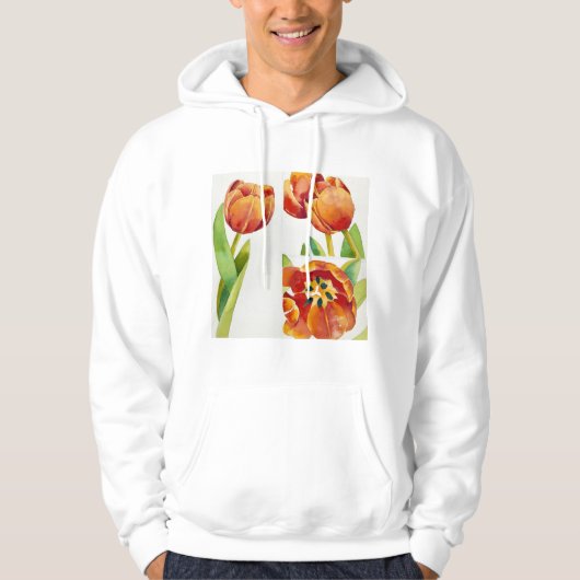 Drie tulpenstudies in een zeker jaar 2013 hoodie (Voorkant)