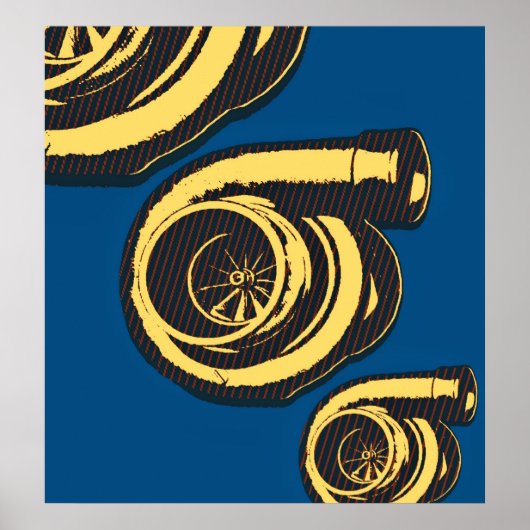 Drie Turbos Poster (Voorkant)