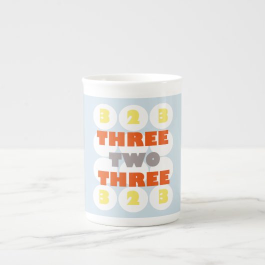 Drie twee drie Mok (Voorkant)