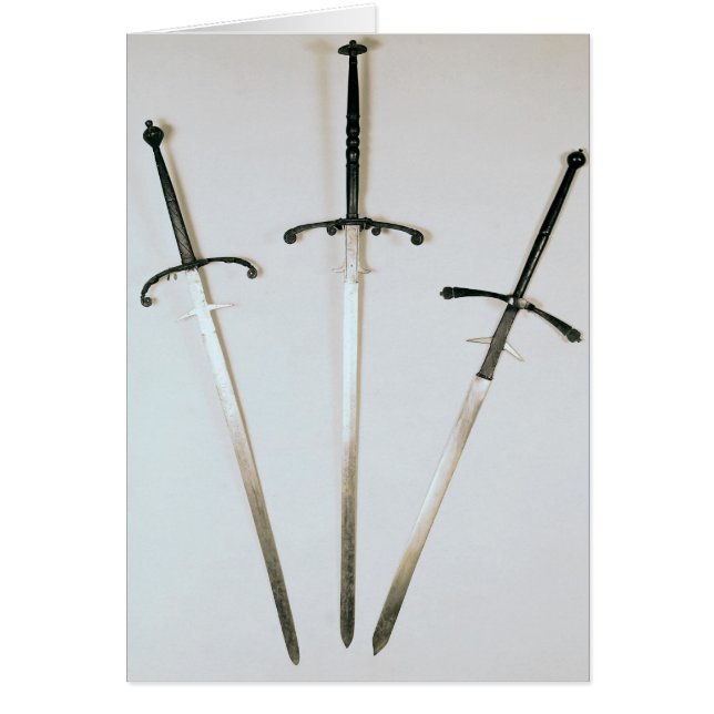 Drie tweeledige swords, 1570 (Voorkant)