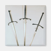 Drie tweeledige swords, 1570 magneet (Voorkant)