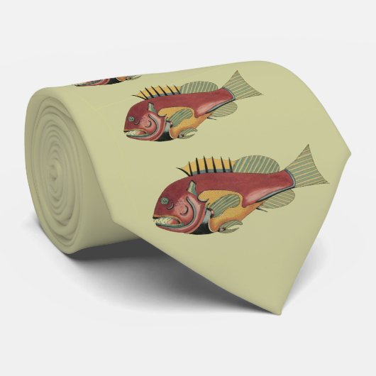 Drie Ugly Fish Stropdas (Opgerold)