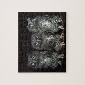 drie uilen legpuzzel (Verticaal)