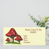 Drie uitnodigingen van de Partij van de Toadstools (Staand voorkant)