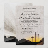 Drie uitnodigingen voor het uitzenden van een huwe (Voorkant / Achterkant)