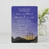 Drie uitnodigingen voor het uitzenden van een huwe (Staand voorkant)