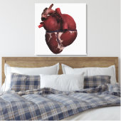 Drie Uitzicht met een dikke kop, achteraan Canvas Afdruk (Insitu (Slaapkamer))