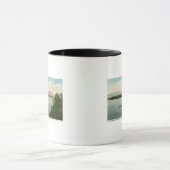 Drie Uitzicht van het eiland Ossipee Mts Mok (Midden)