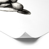 Drie uitzichten van een beeldje "Venus" Poster (Hoek)