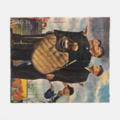 Drie Umpires Fleece Deken (Voorkant (Horizontaal))