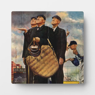 Drie Umpires Fotoplaat