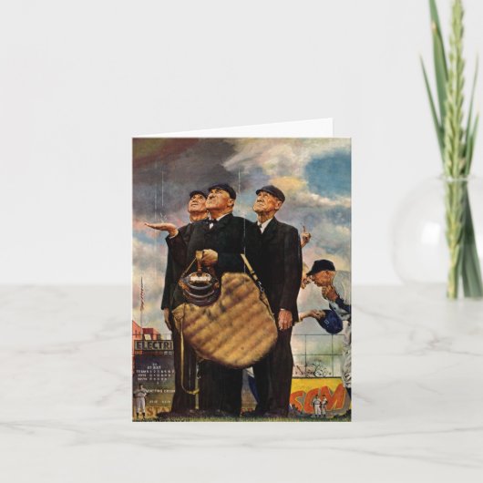 Drie Umpires Kaart (Voorkant)