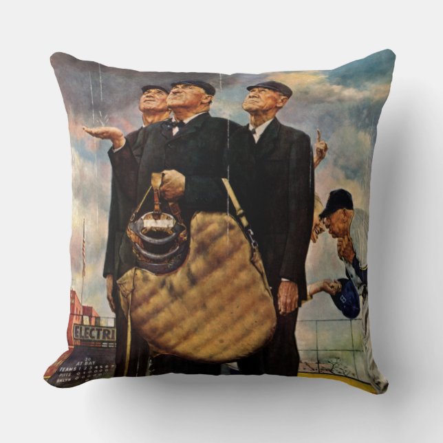 Drie Umpires Kussen (Voorkant)