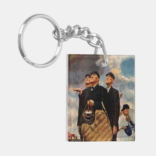 Drie Umpires Sleutelhanger (Voorkant Links)