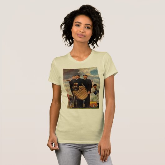 Drie Umpires T-shirt (Voorkant volledig)