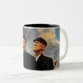 Drie Umpires Tweekleurige Koffiemok (Voorkant rechts)