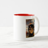 Drie Umpires Tweekleurige Koffiemok (Voorkant rechts)