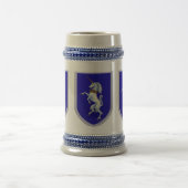 Drie Unicorns schilden Bierpul (Center)