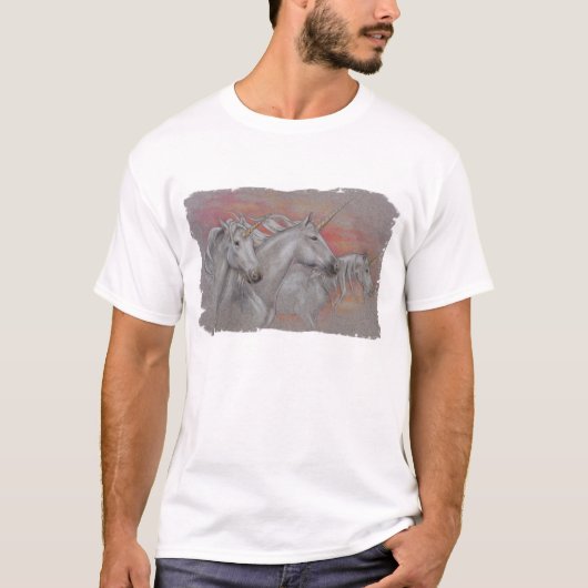 Drie Unicorns T-shirt (Voorkant)