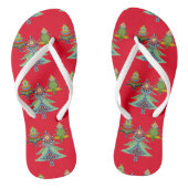 DRIE VAKANTIEBOMEN TEENSLIPPERS (Voetbed)