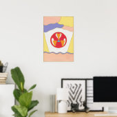 Drie van Bekers Poster (Thuiskantoor)