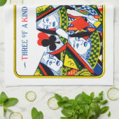 Drie van een soort theedoek (Gevouwen)