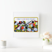 Drie van een soort vierkante klok (Huis)