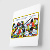 Drie van een soort vierkante klok (Hoek)