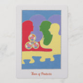 Drie van Pentacles (Voorkant)