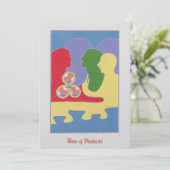 Drie van Pentacles (Staand voorkant)