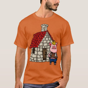 Drie Varkens Brick House Lazy Halloween Costume T-shirt