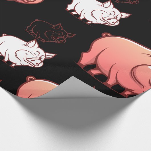 Drie varkens inpakpapier