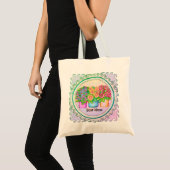 Drie Vazen Bloemen Tote Bag (Voorkant (product))