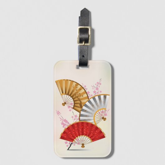 Drie ventilatoren bagagelabel (Voorkant (verticaal))