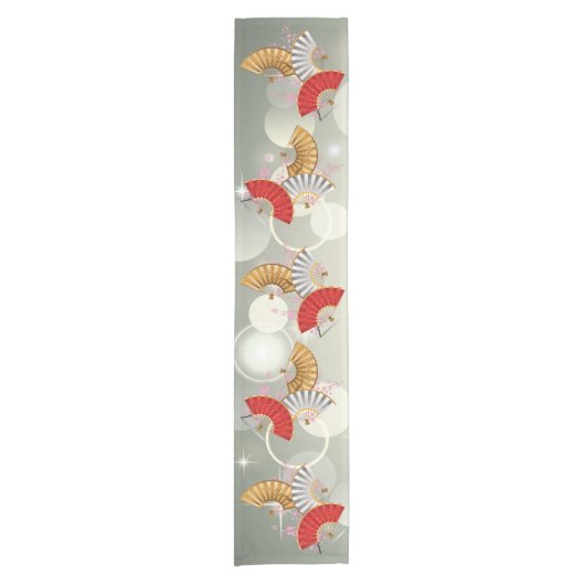 Drie ventilatoren korte tafelloper (Voorkant)