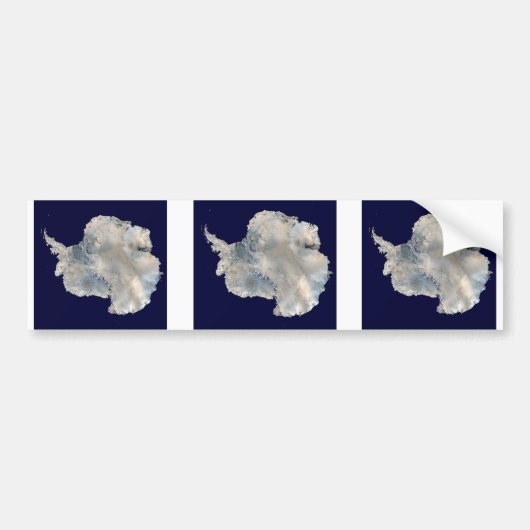 DRIE Verbonden Antarctica-Stickers Bumpersticker (Voorkant)