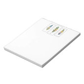 Drie veren notitieblok (Linkerzijde)