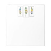 Drie veren notitieblok (Voorkant)