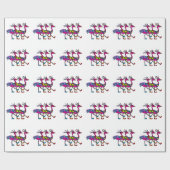 Drie verpakkingspapier cadeaupapier (Vlak)