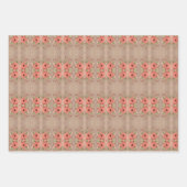 Drie verschillende patronen blad wrap inpakpapier vel (Voorkant 3)