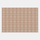 Drie verschillende patronen blad wrap inpakpapier vel (Voorkant 2)