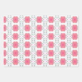 Drie verschillende patronen inpakpapier vel (Voorkant 3)