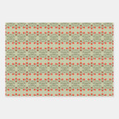 Drie verschillende patronen inpakpapier vel (Voorkant 2)