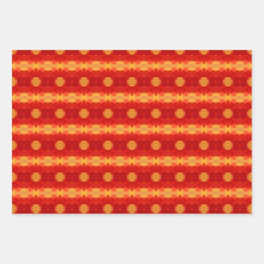 Drie verschillende stijlvolle patterned inpakpapier vel (Voorkant 2)