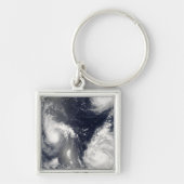 Drie verschillende tyfoons sleutelhanger (Voorkant)