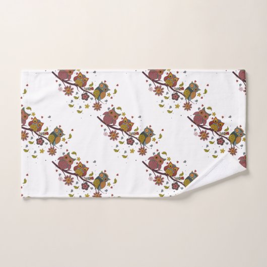 Drie verschuldigd op filiaal bad handdoek (Handdoek)