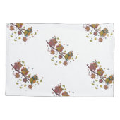 Drie verschuldigd op filiaal kussensloop (Achterkant)