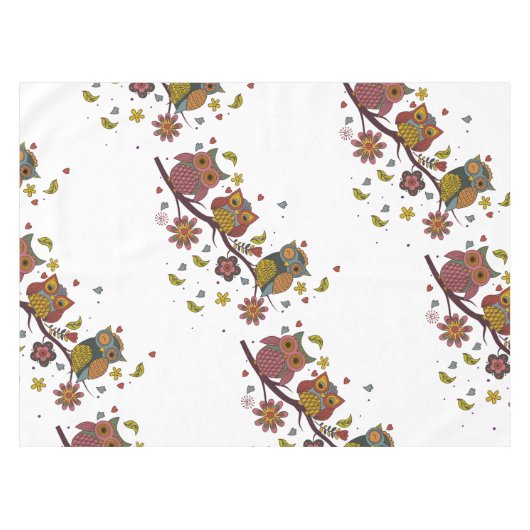 Drie verschuldigd op filiaal tafelkleed (Voorkant (Horizontaal))